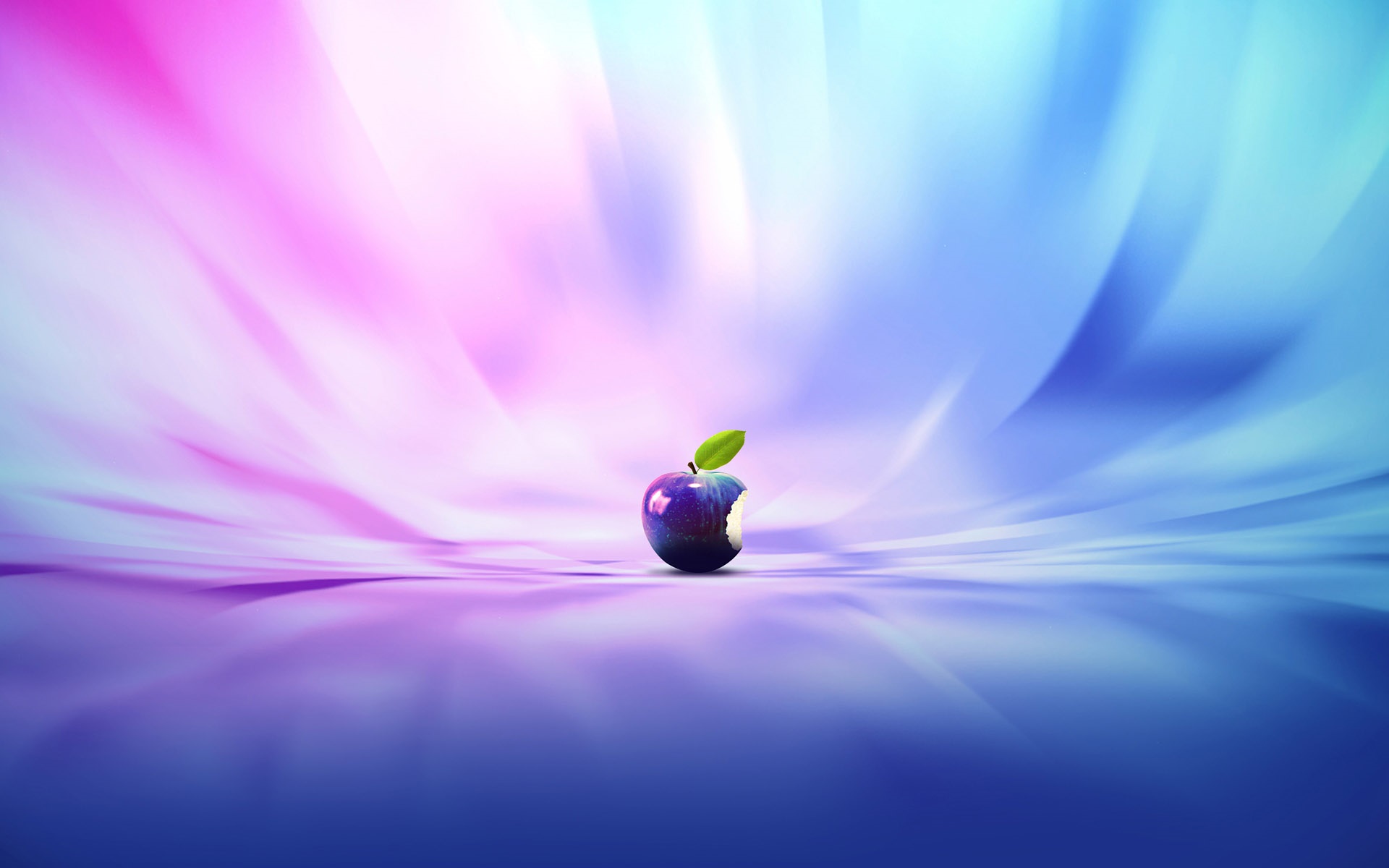 炫彩舞台，苹果标志 1920x1200 壁纸