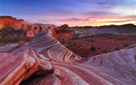 沙漠，岩石，天空，红色，美国