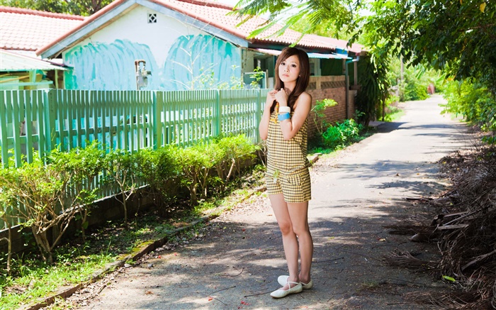 夏天的女孩，台湾 壁纸 图片