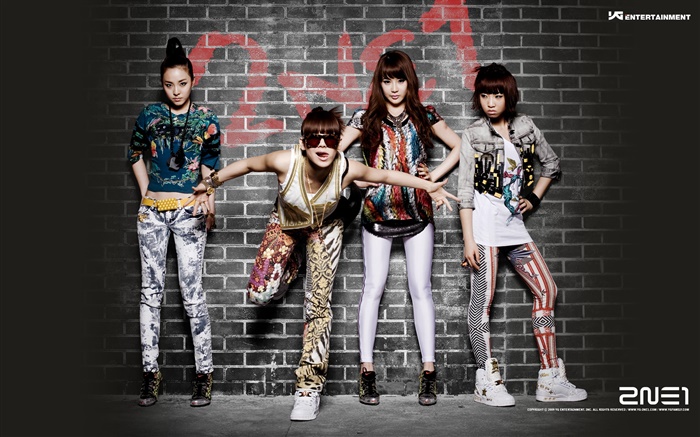2NE1，韩国音乐女孩 02 壁纸 图片