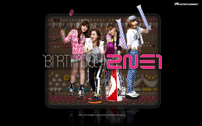 2NE1，韩国音乐女孩 05 壁纸 图片