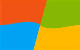 微软的Windows9的标志，四种颜色 高清壁纸