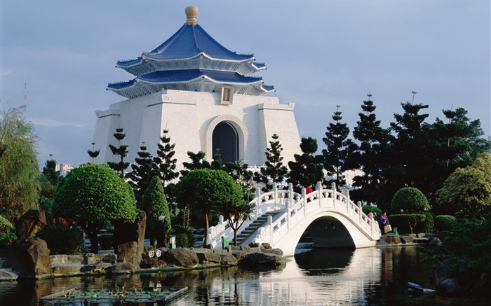 台北，中正纪念堂 壁纸 图片