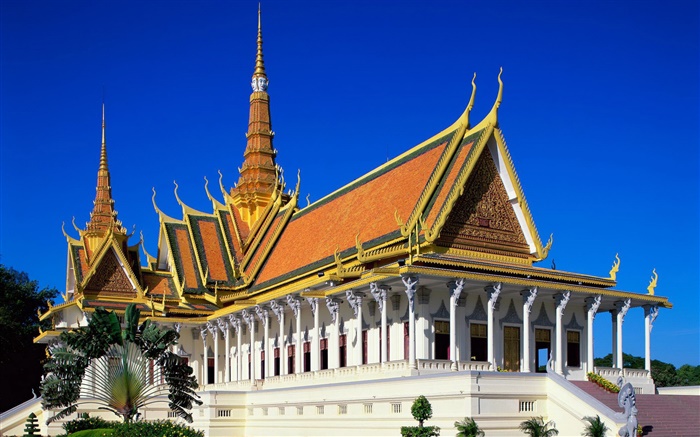 泰国，清迈，佛寺 壁纸 图片