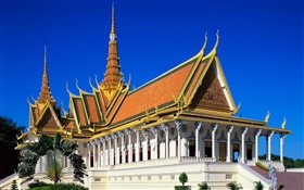 泰国，清迈，佛寺 高清壁纸