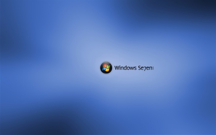 Windows 7，蓝色的眩光 壁纸 图片