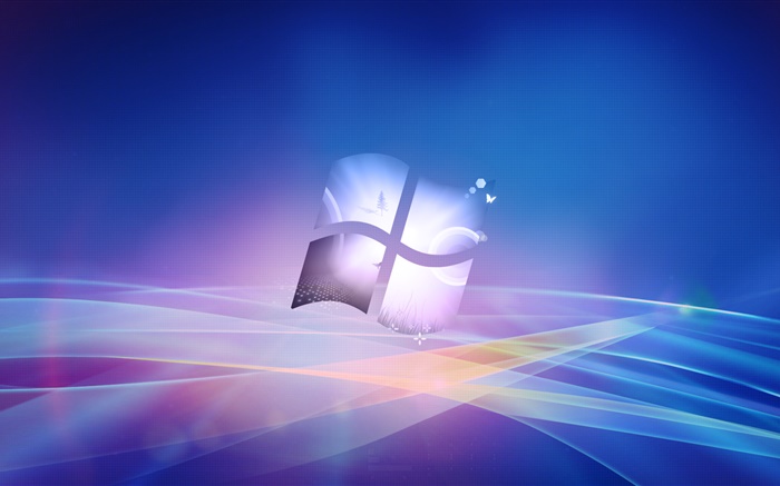 Windows徽标，创意设计的背景 壁纸 图片