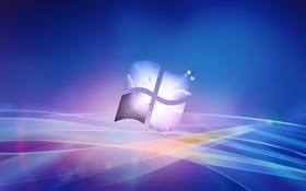 Windows徽标，创意设计的背景