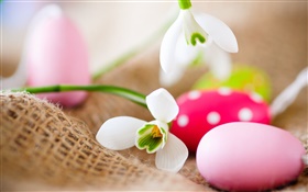 复活节彩蛋，雪花莲