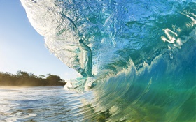 波浪破碎海岸，夏威夷毛伊岛 高清壁纸