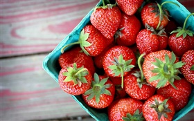 美味的草莓，新鲜水果 高清壁纸