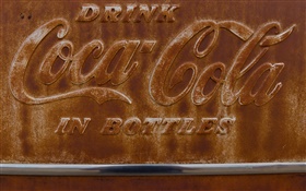 可口可乐的标志，饮料