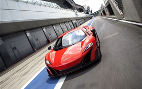 2015年迈凯轮675LT美版超级跑车红色 高清壁纸