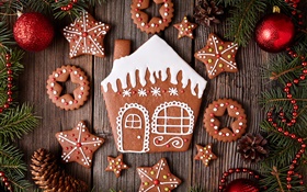 圣诞快乐，饼干，甜点，新年 高清壁纸
