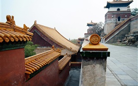 北京故宫的建筑，中国 高清壁纸