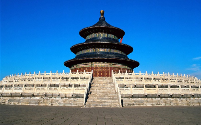 北京故宫，塔楼，台阶 壁纸 图片