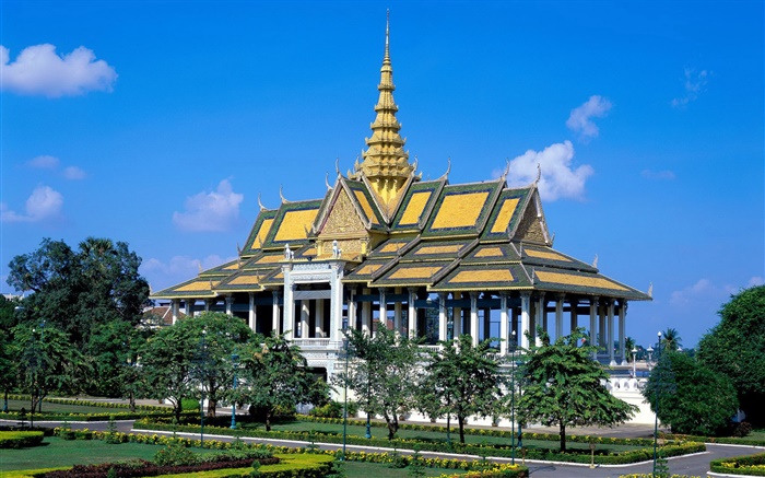 泰国清迈,寺庙 壁纸 图片