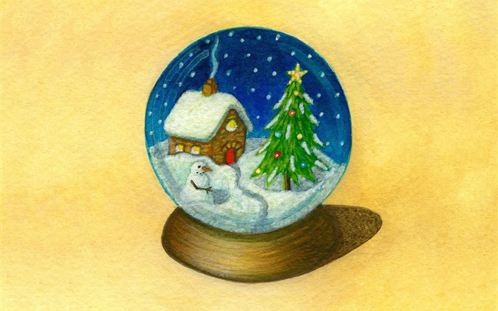 圣诞主题照片，球，艺术设计 壁纸 图片