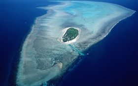 海岛，蓝色的海，澳大利亚 高清壁纸
