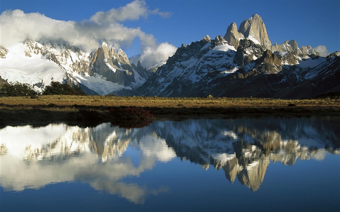 冰川湾国家公园，巴塔哥尼亚，阿根廷，山，湖 壁纸 图片