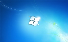 Windows 7的蓝色经典风格 高清壁纸