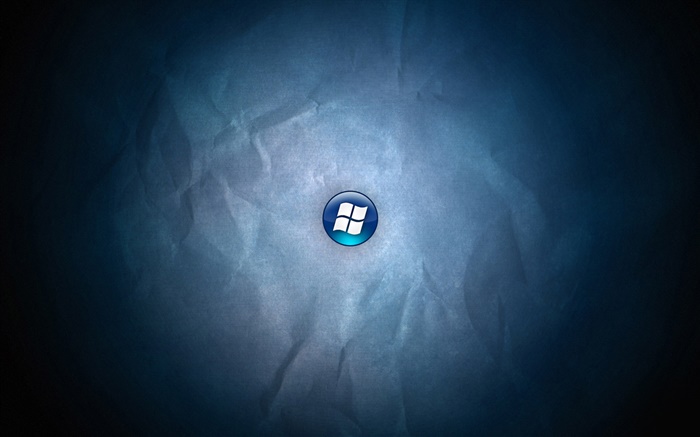 Windows 7的徽标，蓝色背景 壁纸 图片