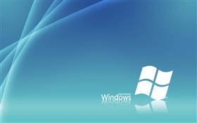 Windows 7的白色和蓝色，创作背景 高清壁纸