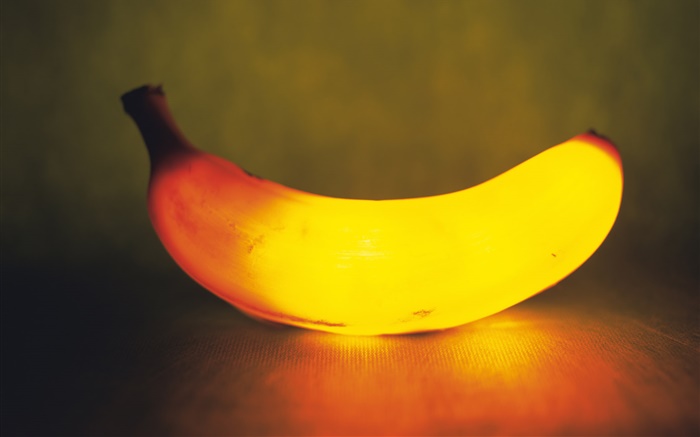 光水果，香蕉 壁纸 图片