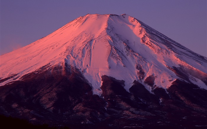 富士山，日本，黄昏 壁纸 图片