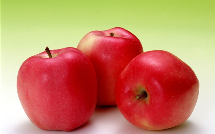 水果微距摄影，红苹果 壁纸 图片