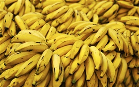 许多黄色的香蕉