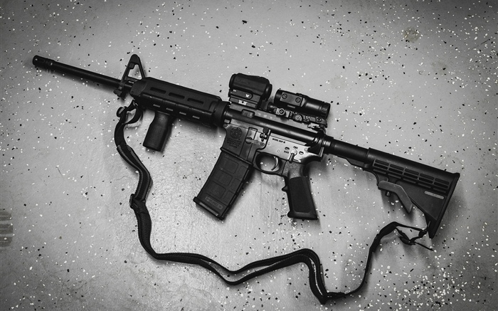 AR-15半自动步枪 壁纸 图片