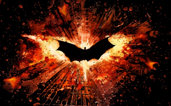 蝙蝠侠，翅膀，城市 壁纸 图片