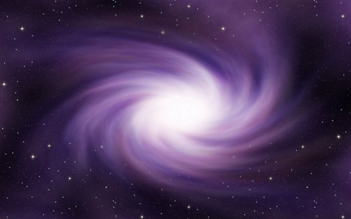 紫色星系，空间 壁纸 图片