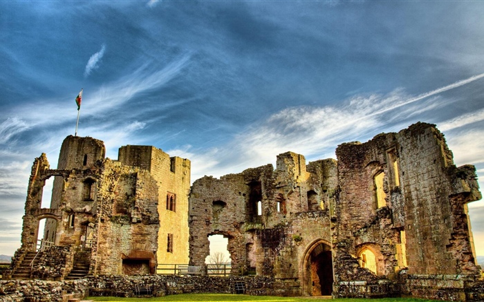 废墟，城堡，英国 壁纸 图片